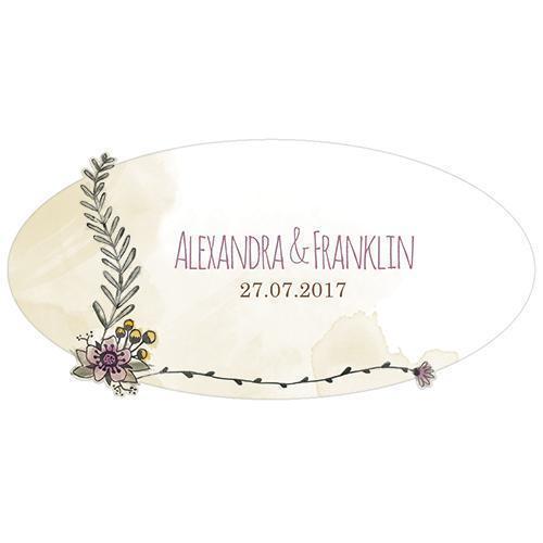 Natural Charm Large Cling (Pack of 1)-Wedding Signs-JadeMoghul Inc.