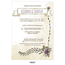 Natural Charm Vertical Invitation (Pack of 1)-Weddingstar-JadeMoghul Inc.