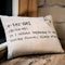 Natural Linen Ring Pillow with Vintage Type Mocha Mousse (Pack of 1)-Wedding Favor Stationery-JadeMoghul Inc.