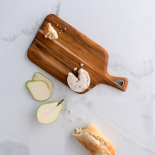 Natural Teak Cutting and Serving Board (Pack of 1)-Personalized Gifts By Type-JadeMoghul Inc.