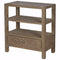 Natural Thayne 3-Tier Shelf With Drawer-Utility Shelves-Natural Brown-fir wood-JadeMoghul Inc.