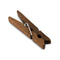 Natural Wooden Clips Chocolate Brown (Pack of 12)-Table Planning Accessories-JadeMoghul Inc.