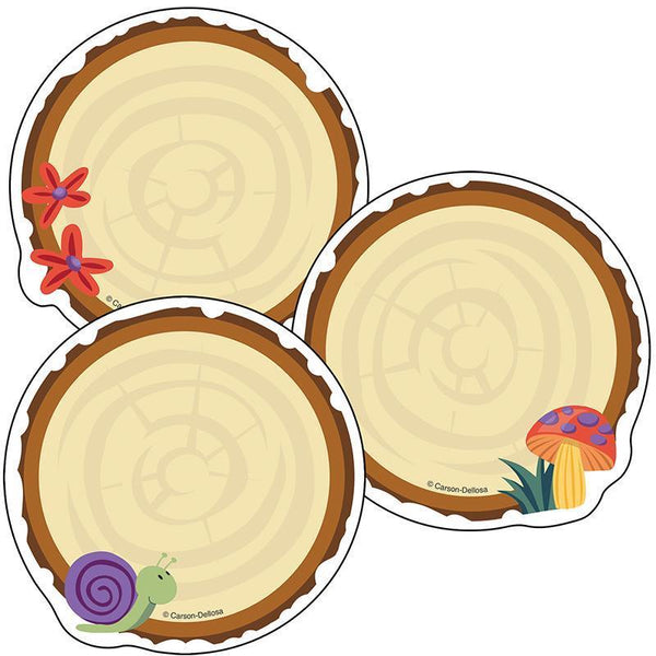 NATURE COLORFUL CUTOUTS WOOD SLICES-Learning Materials-JadeMoghul Inc.