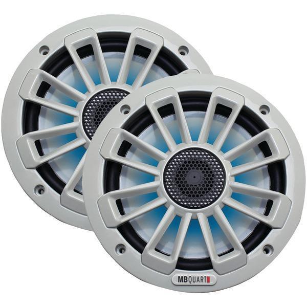 Nautic Series 6.5" 120-Watt 2-Way Coaxial Speaker System (With LED Illumination)-Speakers, Subwoofers & Tweeters-JadeMoghul Inc.