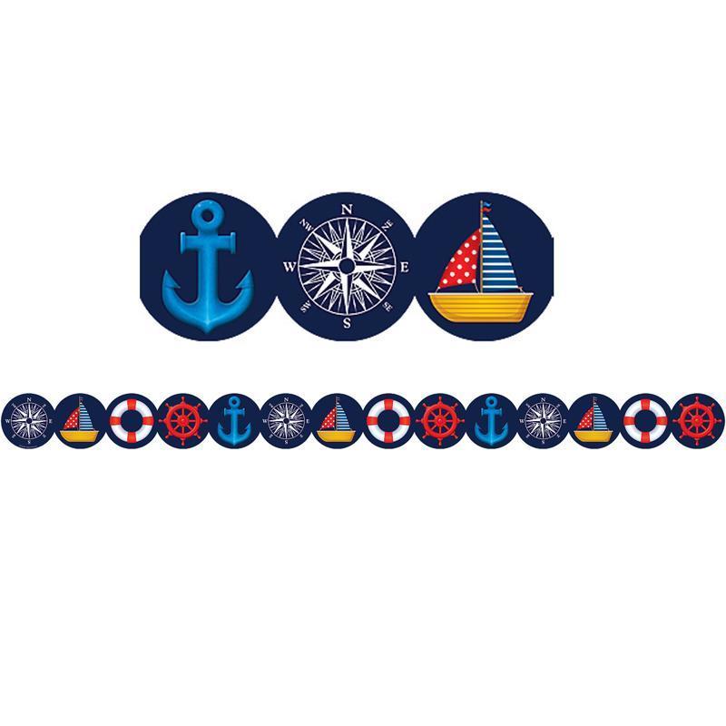 NAUTICAL DIE CUT BORDER TRIM-Learning Materials-JadeMoghul Inc.