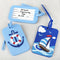 Nautical luggage tags - 2 assorted from gifts by fashioncraft-Personalized Gifts for Women-JadeMoghul Inc.