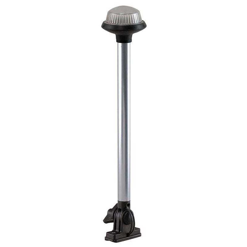 Navigation Lights Perko Fold Down All-Round Frosted Globe Pole Light - Vertical Mount - White [1637DP0CHR] Perko