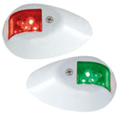 Navigation Lights Perko LED Side Lights - Red/Green - 12V - White Epoxy Coated Housing [0602DP1WHT] Perko