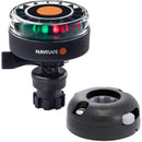 Navisafe Navilight 2NM Tricolor w-Navimount Base Horizontal Mount - Black [340KIT7]-Navigation Lights-JadeMoghul Inc.