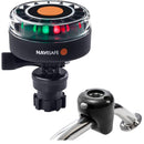 Navisafe Navilight 2NM Tricolor w-Navimount Base Rail Mount - Black [340KIT]-Navigation Lights-JadeMoghul Inc.
