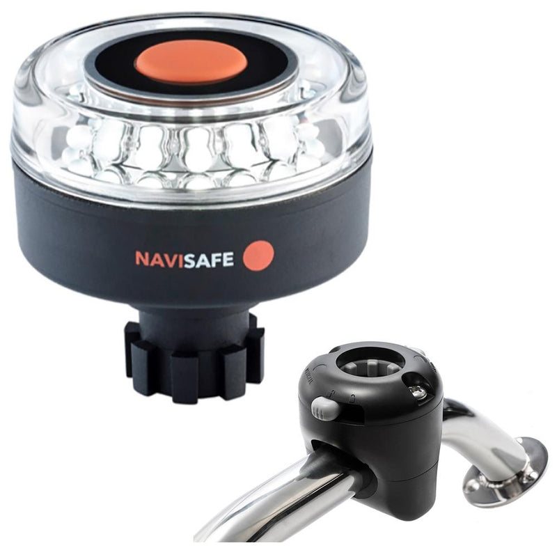 Navisafe Navilight 360 2NM w-Navibolt Base Rail Mount - Black [042KIT]-Navigation Lights-JadeMoghul Inc.