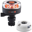 Navisafe Navilight All RED 360 2NM w-Navimount Base Horizontal Mount - White [045KIT5]-Navigation Lights-JadeMoghul Inc.