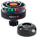 Navisafe Navilight Tricolor 2NM w-Navibolt Base Horizontal Mount - Black [342KIT7]-Navigation Lights-JadeMoghul Inc.