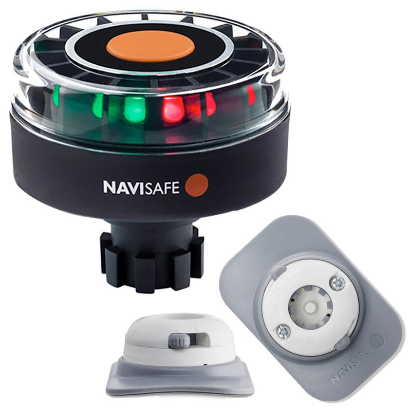 Navisafe Navilight Tricolor 2NM w-Navibolt Base RIB Mount - White [342KIT4]-Navigation Lights-JadeMoghul Inc.