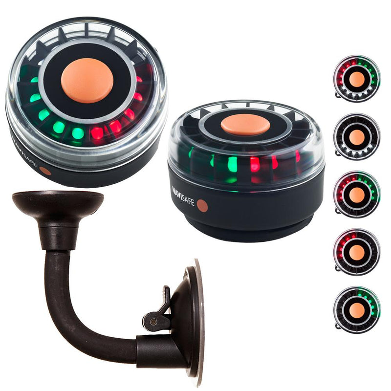 Navisafe Portable Navilight 2NM - TriColor w-Bendable Suction Cup Mount [305KIT2]-Navigation Lights-JadeMoghul Inc.