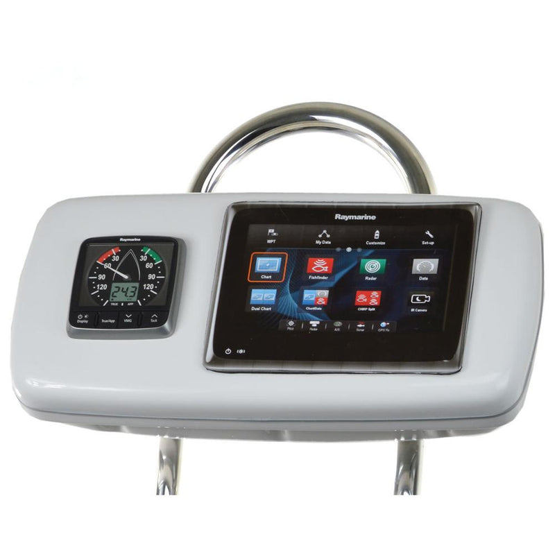 NavPod GP1040-19 SystemPod Pre-Cut f-Raymarine ES97-ES98 & One Instrument f-9.5" Wide Guard [GP1040-19]-Display Mounts-JadeMoghul Inc.