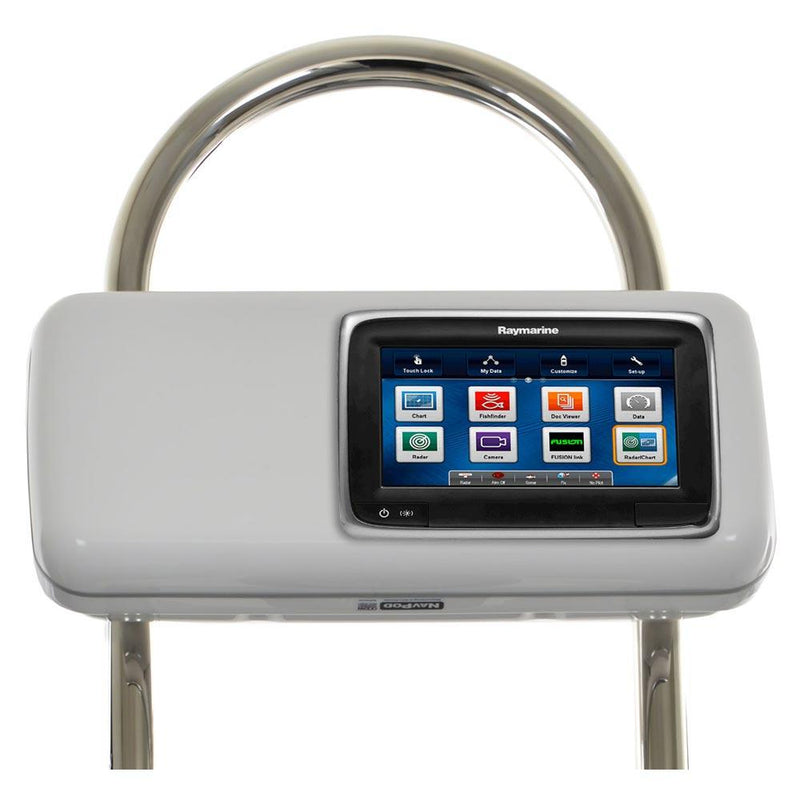 NavPod GP2503 SystemPod Pre-Cut f-Raymarine a75-a77-a78 w-Space On The Left f-12" Wide Guard [GP2503]-Display Mounts-JadeMoghul Inc.