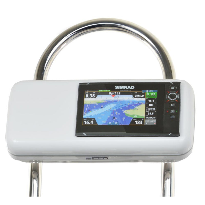 NavPod GP2506 SystemPod Pre-Cut f-Simrad NSS7 evo2 or B&G Zeus 7 w-Space On The Left f-12" Wide Guard [GP2506]-Display Mounts-JadeMoghul Inc.