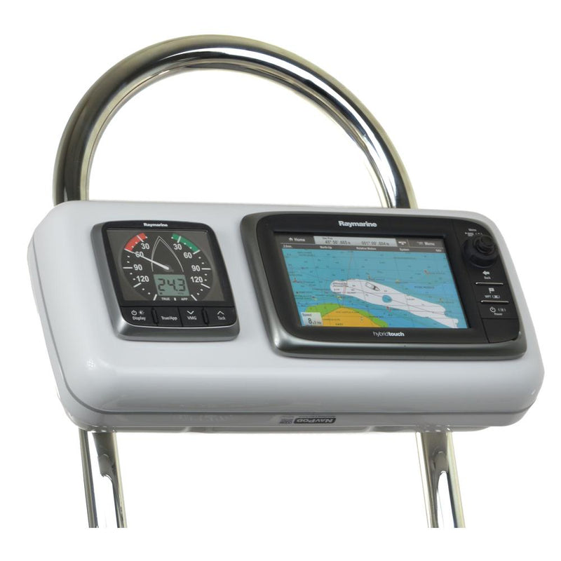 NavPod GP2512 SystemPod Pre-Cut f-Raymarine e7-e7D & 1 Instrument f-12" Wide Guard [GP2512]-Display Mounts-JadeMoghul Inc.