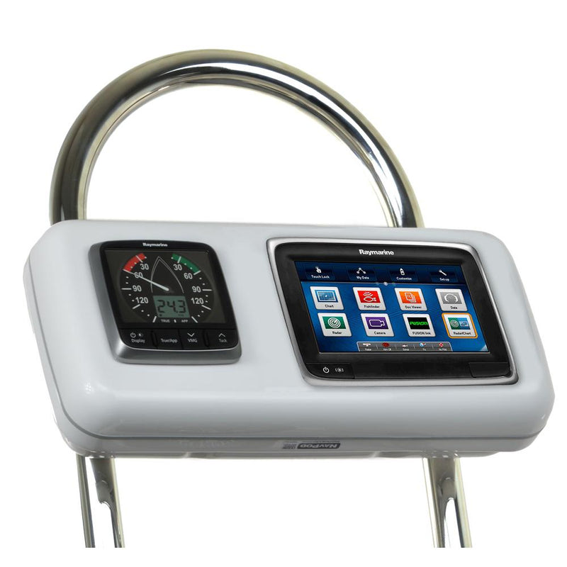 NavPod GP2513 SystemPod Pre-Cut f-Raymarine a75-a77-a78 & 1 Instrument f-12" Wide Guard [GP2513]-Display Mounts-JadeMoghul Inc.