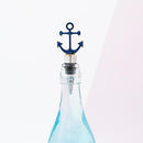 Navy Anchor Bottle Stopper (Pack of 1)-Popular Wedding Favors-JadeMoghul Inc.