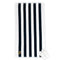 Navy Striped Terry Beach Towel (Pack of 1)-Personalized Gifts for Women-JadeMoghul Inc.