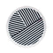 Navy & White Striped Round Beach Towel (Pack of 1)-Personalized Gifts for Women-JadeMoghul Inc.