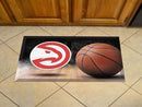 Outdoor Welcome Mats NBA Atlanta Hawks Scraper Mat 19"x30" Ball