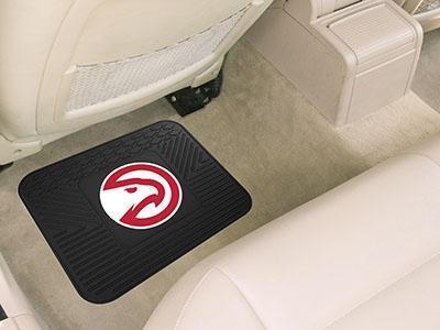 Rubber Car Floor Mats NBA Atlanta Hawks Utility Car Mat 14"x17"