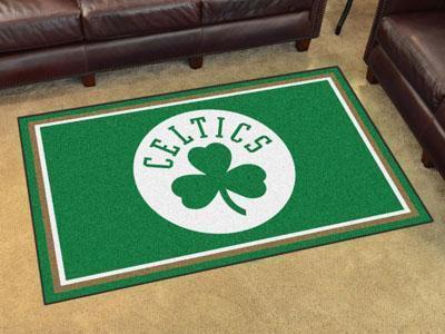 4x6 Area Rugs NBA Boston Celtics 4'x6' Plush Rug