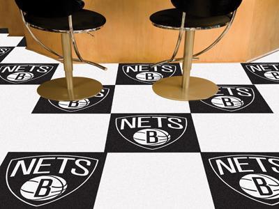 Carpet Squares NBA Brooklyn Nets 18"x18" Carpet Tiles