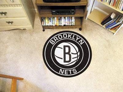 Round Rugs NBA Brooklyn Nets Roundel Mat 27" diameter