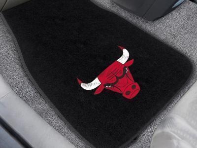 Car Floor Mats NBA Chicago Bulls 2-pc Embroidered Front Car Mats 18"x27"