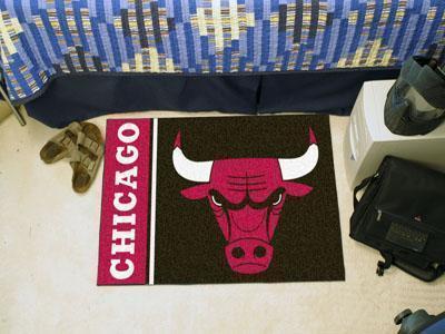 Indoor Outdoor Rugs NBA Chicago Bulls Uniform Starter Rug 19"x30"