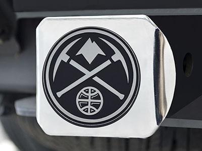 Hitch Covers NBA Denver Nuggets Chrome Hitch Cover 4 1/2"x3 3/8"