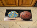 Outdoor Welcome Mats NBA Denver Nuggets Scraper Mat 19"x30" Ball