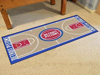 Hallway Runner Rug NBA Detroit Pistons NBA Court Runner Mat 24x44