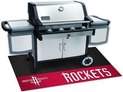 BBQ Grill Mat NBA Houston Rockets Grill Tailgate Mat 26"x42"