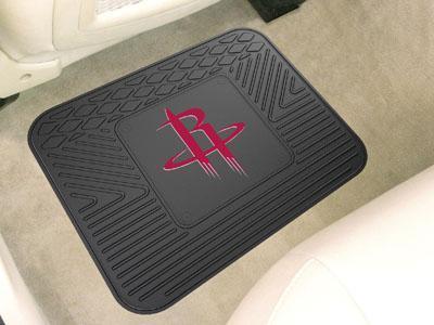 Rubber Car Floor Mats NBA Houston Rockets Utility Car Mat 14"x17"