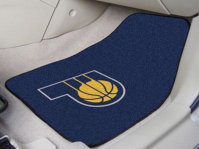 Car Floor Mats NBA Indiana Pacers 2-pc Carpeted Front Car Mats 17"x27"