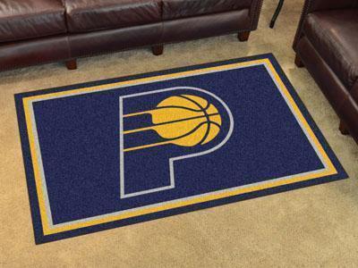 4x6 Area Rugs NBA Indiana Pacers 4'x6' Plush Rug