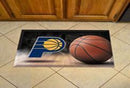 Welcome Door Mat NBA Indiana Pacers Scraper Mat 19"x30" Ball