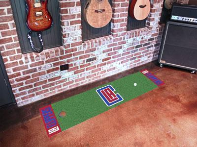 Long Runner Rugs NBA Los Angeles Clippers Putting Green Runner 18"x72" Golf Accessories