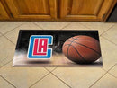 Custom Welcome Mats NBA Los Angeles Clippers Scraper Mat 19"x30" Ball