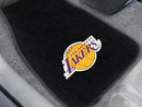 Rubber Car Mats NBA Los Angeles Lakers 2-pc Embroidered Front Car Mats 18"x27"