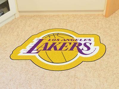 Custom Area Rugs NBA Los Angeles Lakers Mascot Custom Shape Mat