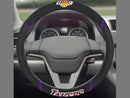 Custom Mats NBA Los Angeles Lakers Steering Wheel Cover 15"x15"