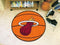 Round Area Rugs NBA Miami Heat Basketball Mat 27" diameter