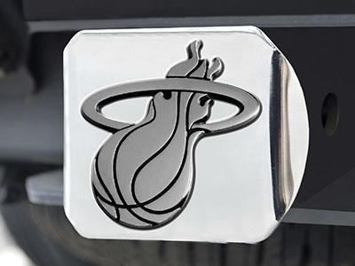 Tow Hitch Covers NBA Miami Heat Chrome Hitch Cover 4 1/2"x3 3/8"