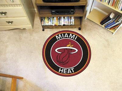 Round Rugs For Sale NBA Miami Heat Roundel Mat 27" diameter